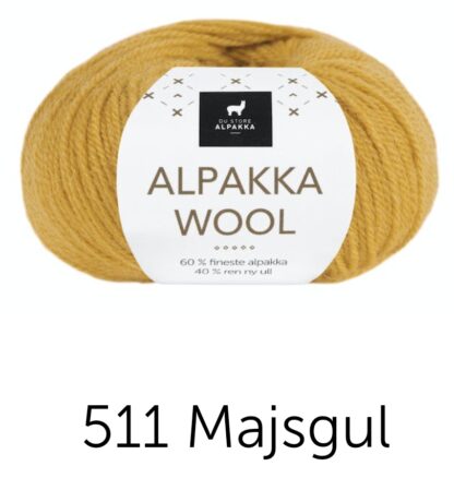 Alpakka wool majsgul
