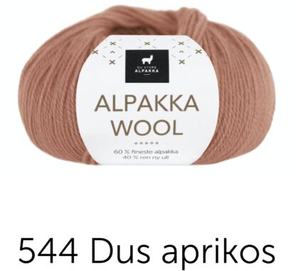 Alpakka wool ljus aprikos