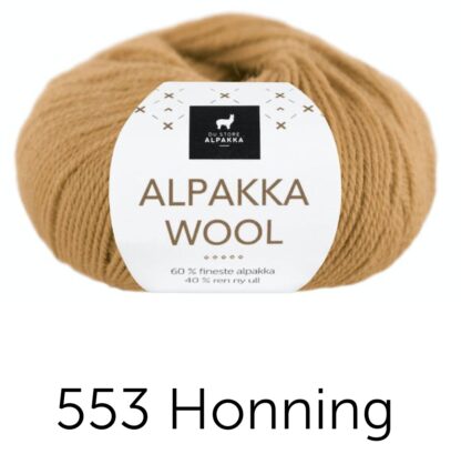 Alpakka wool honung