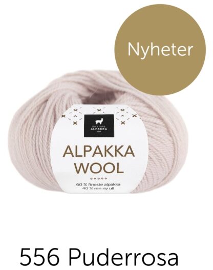 Alpakka wool puderrosa
