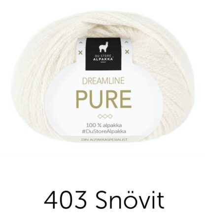 Dreamline pure snövit (blekt)