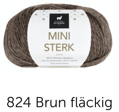 Mini sterk brun melerad