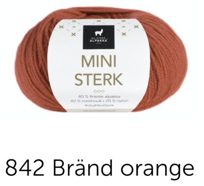 Mini sterk bränd orange