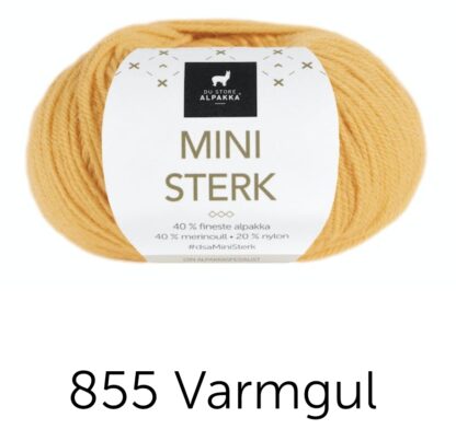 Mini sterk varmt gul