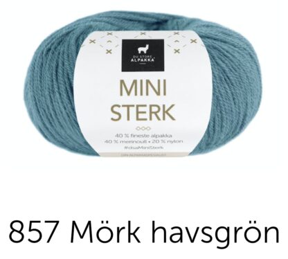 Mini sterk mörkt havsgrön