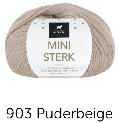 Mini sterk puderbeige