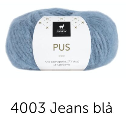Pus jeansblå