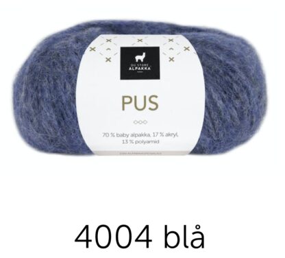 Pus blå