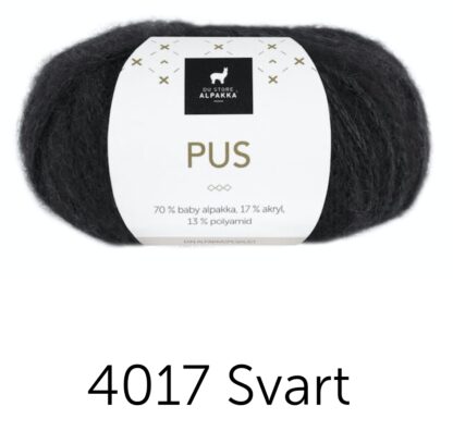 Pus svart