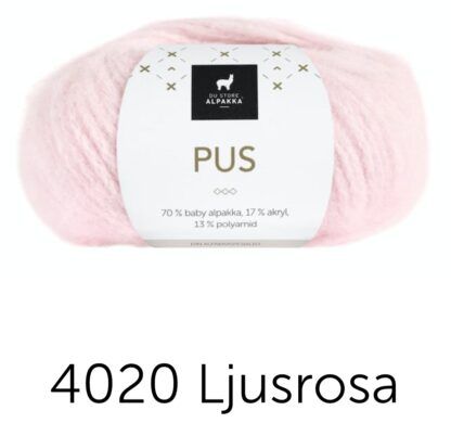 Pus ljusrosa