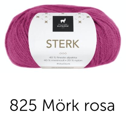 Sterk mörkrosa