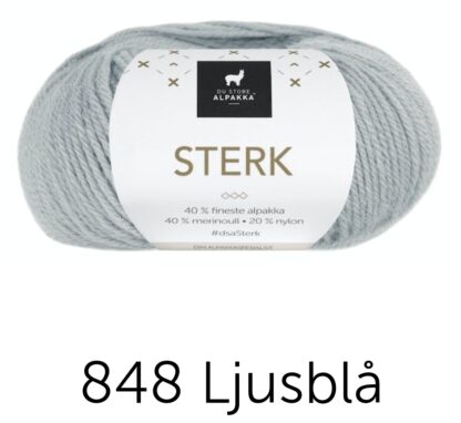 Sterk ljusblå
