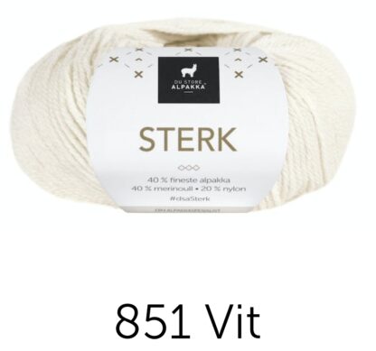 Sterk vit (blekt)