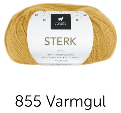 Sterk varmt gul