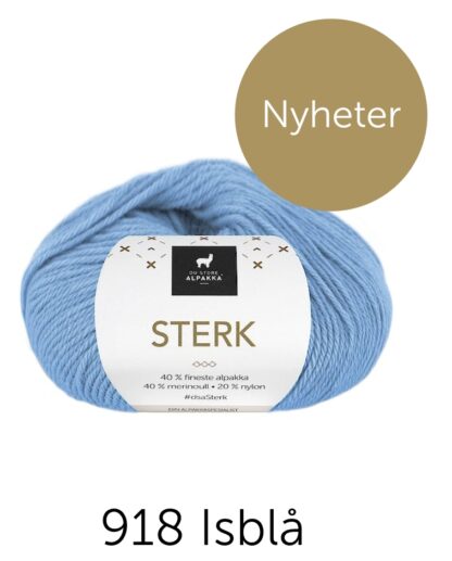 Sterk isblå