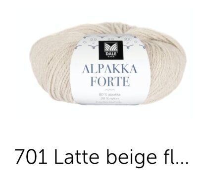 Alpakka forte latte melerad