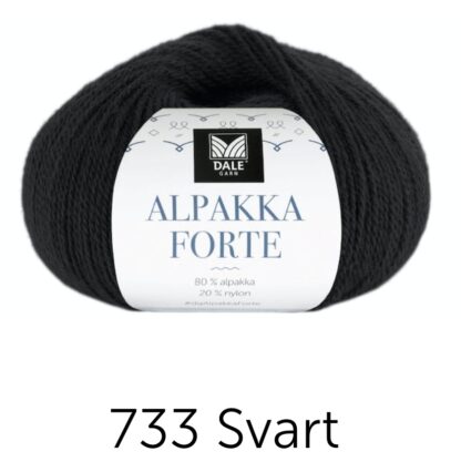 Alpakka forte svart