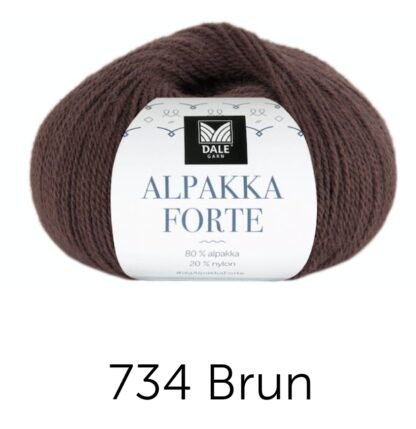 Alpakka forte brun
