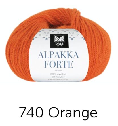Alpakka forte orange