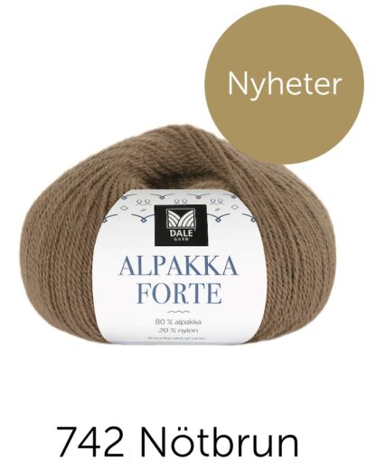 Alpakka forte nötbrun