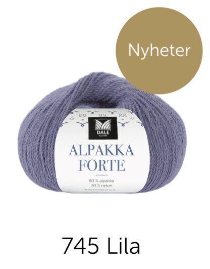 Alpakka forte lila