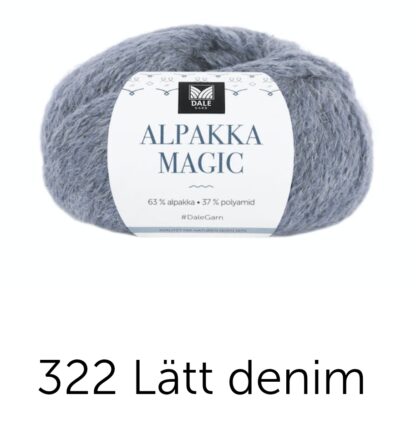 Alpakka magic ljus denim