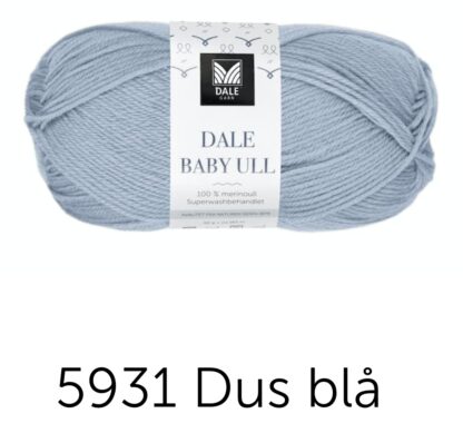 Babyull blå