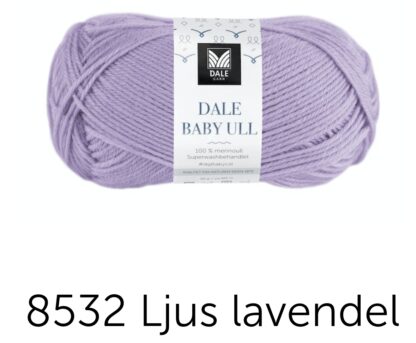 Babyull ljus lavendel