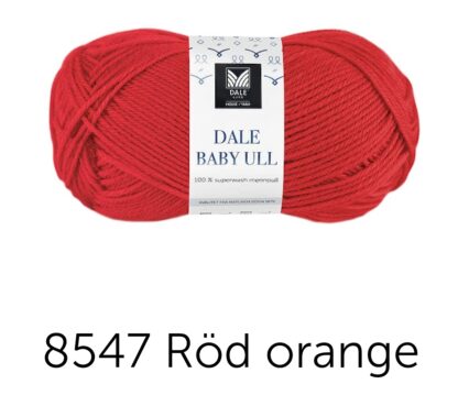 Babyull rödorange