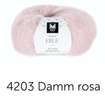 Kidsilk erle matt rosa