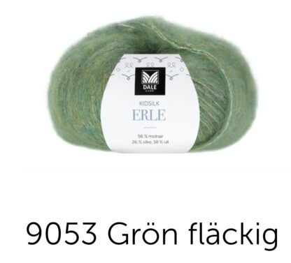 Kidsilk erle grön melerad