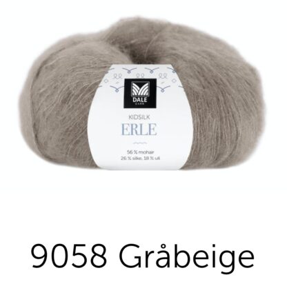 Kidsilk erle gråbeige