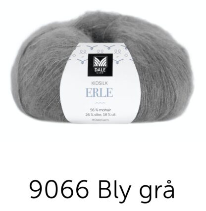 Kidsilk erle blygrå