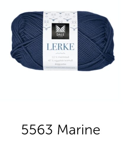 Lerke marinblå