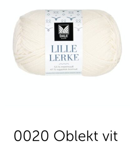Lille lerke oblekt vit
