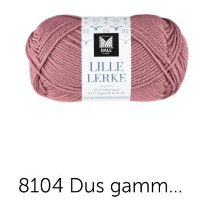 Lille lerke ljus gammelrosa
