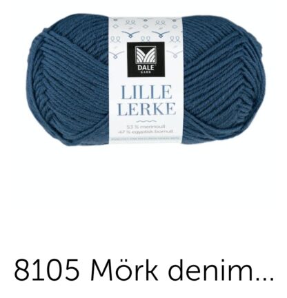 Lille lerke mörk denim