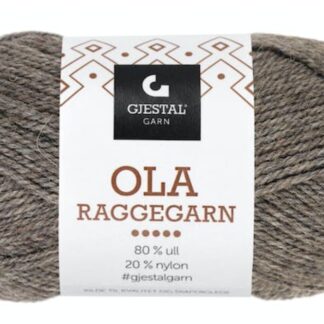 Ola raggegarn brun melerad