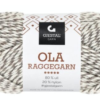 Ola raggegarn natur och bruna nyanser