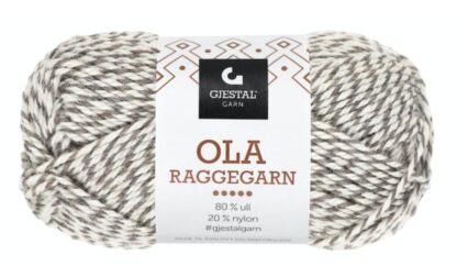 Ola raggegarn natur och bruna nyanser