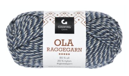 Ola raggegarn blå nyanser