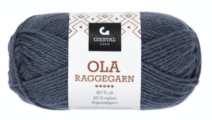 Ola raggegarn mörk denim