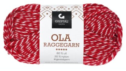 Ola raggegarn röd/natur