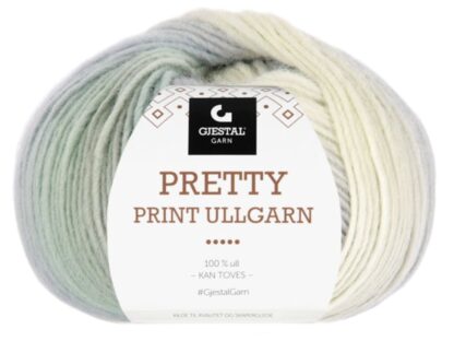 Pretty print mintfärgat tryck
