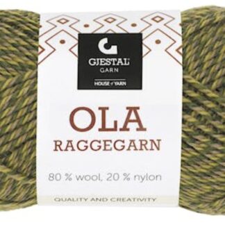 Ola raggegarn grön mouline