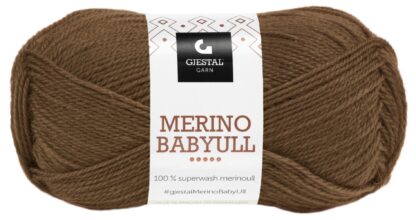 Merino babyull choklad